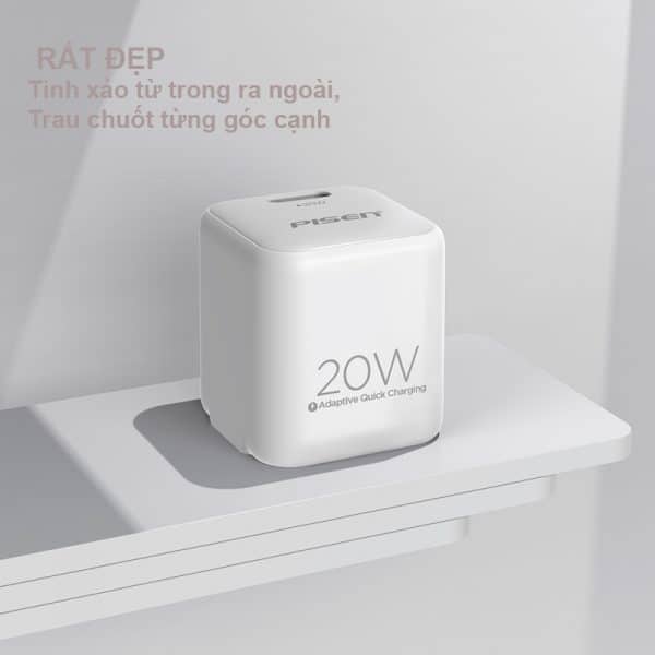 Sạc PISEN QUICK Teeny PD 20W (Bản nâng cấp )