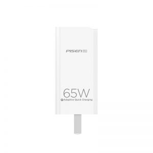 Sạc Pisen Pro GaN 65W ( 2x PD , 1x QC4.0 ) - 3 cổng sạc Smart