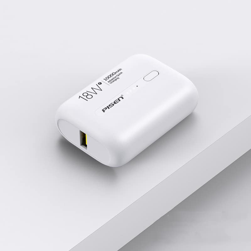 Sạc dự phòng PISEN Quick MiniQP18 10000mAh  ( QC3.0, PD3.0 18W) - (TS-D287 )