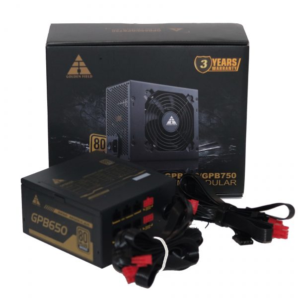 Nguồn Golden Field GPB650, 650w / 80Plus Bronze/ Semi Modular