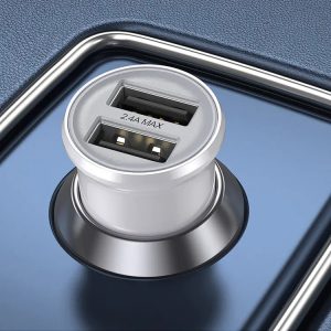 Sạc Dual USB Car 12W SuperMini