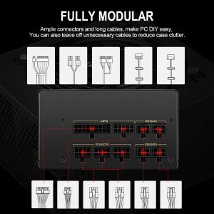 Nguồn Golden Field GPG850, 850w / 80Plus Gold/ Full Modular - Box