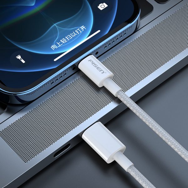 Cáp Pisen Lightning PD 20W ZY-CL-PD01 1200 for iPhone 13/12