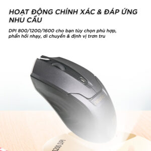 Chuột máy tính không dây Gaming Newmen E400 (2.4 Ghz, normal switch)