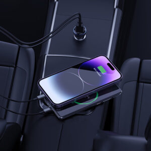 Sạc car Pisen trong suốt ( USB + Type-C  ) , Model : LP-CC51