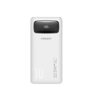 Sạc dự phòng Pisen Quick 22.5W 10000mah kèm dây sạc Type-C / Lightning, Model : TP-D27