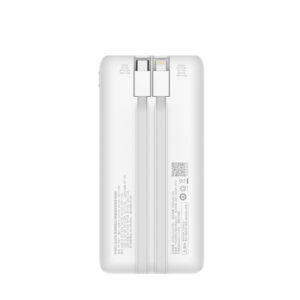 Sạc dự phòng Pisen Quick 22.5W 10000mah kèm dây sạc Type-C / Lightning, Model : TP-D27