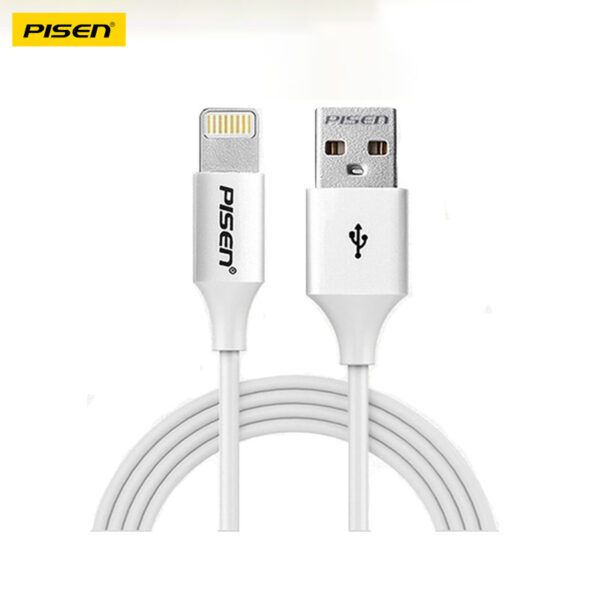 Cáp Pisen Mr White Lightning USB-A 1m - Global. Model: AL05-1000(GLB)