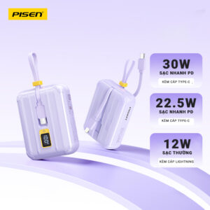 PISEN QUICK - POWERLink TINY 30W - Vali năng lượng Tiny