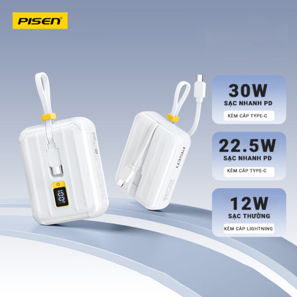 PISEN QUICK - POWERLink TINY 30W - Vali năng lượng Tiny