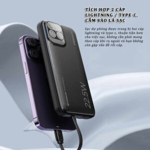 Sạc dự phòng PISEN QUICK Powerlink Showing 22.5W 20000mAh (L & C)
