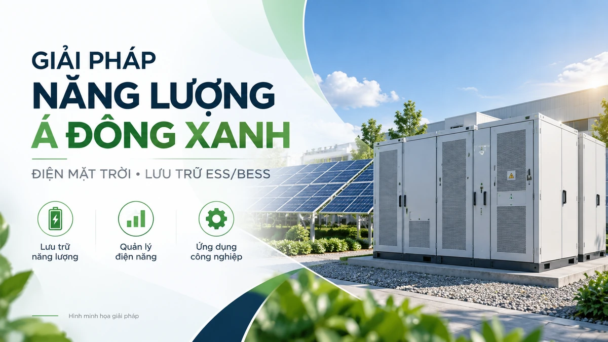Giải pháp năng lượng và hệ thống lưu trữ điện