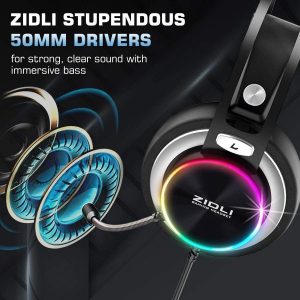 Tai nghe giả lập Zidli ZH20 7.1 Ring RGB ENC