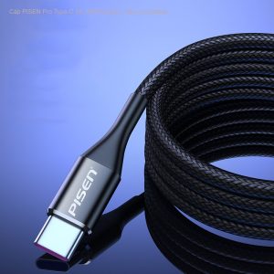 Cáp sạc Pisen Pro Type-C 5A, 50W Coloful - fully compatible - For All - ( LS-TC09-2000 )