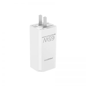 Sạc Pisen Pro GaN 65W ( 2x PD , 1x QC4.0 ) - 3 cổng sạc Smart