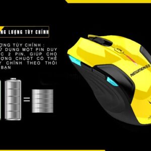 NEWMEN E500. Chuột không dây chơi Game và văn phòng