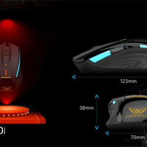 NEWMEN E500. Chuột không dây chơi Game và văn phòng