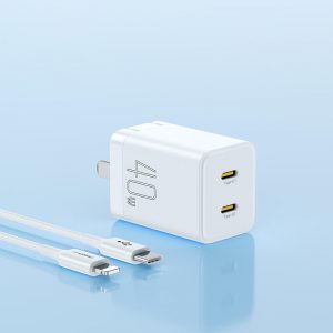 Sạc Pisen Pro PD40W - 2 Port Type-C, sạc nhanh an toàn, Model : XY-C16