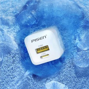 Sạc Pisen Quick ice crystal Dual port QP 30W ( FYD-KLN-01 )