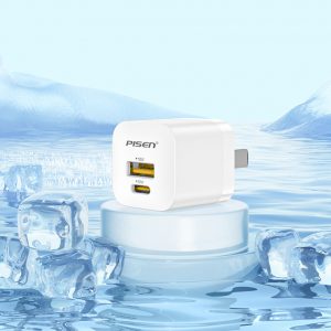 Sạc Pisen Quick ice crystal Dual port QP 30W ( FYD-KLN-01 )
